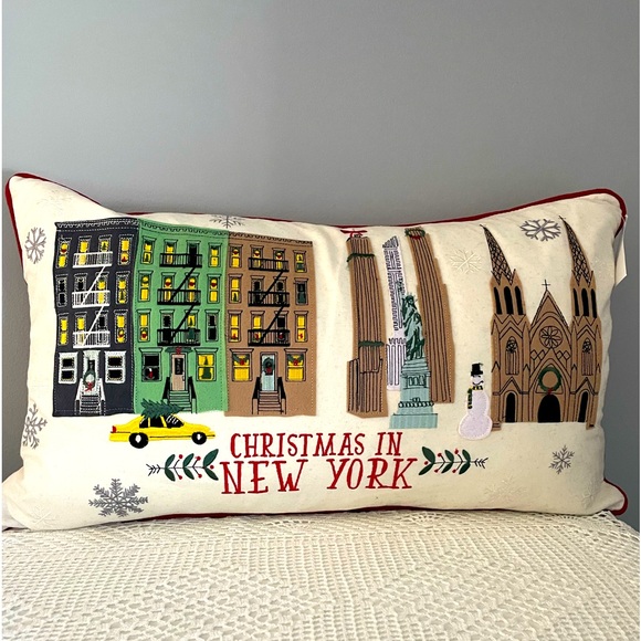 Cynthia Rowley Christmas Pillow - Picture 1 of 6
